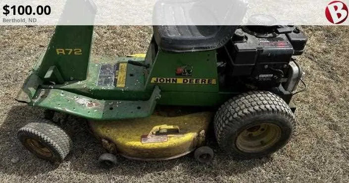 john deere r72 riding mower deck specs
