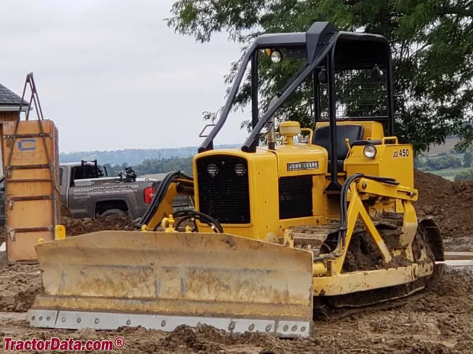 john deere 450 b dozer specs