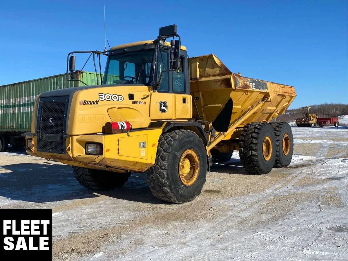 john deere 300d rock truck specs