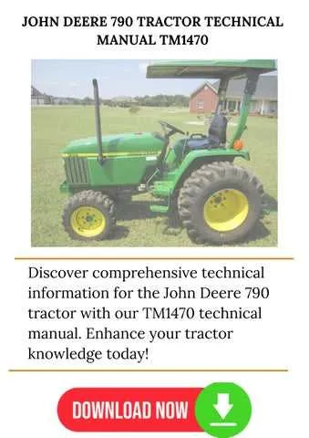 spec on john deere 790 tractor