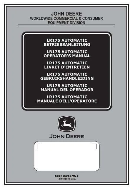 john deere lr175 specs