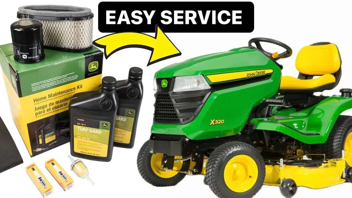john deere x 320 specs