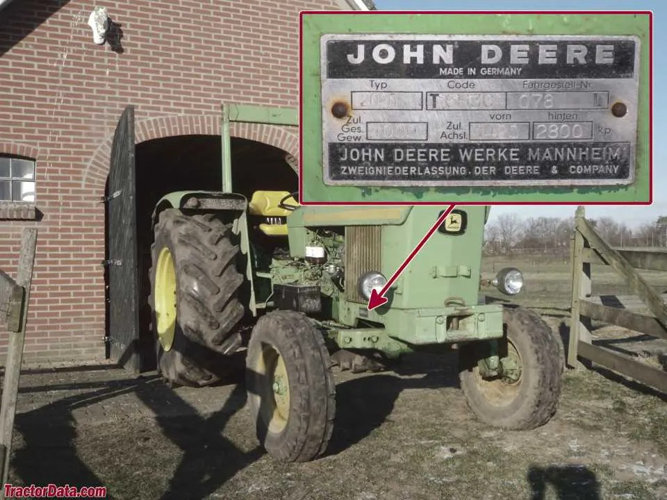 m0x500a042209 john deere specs