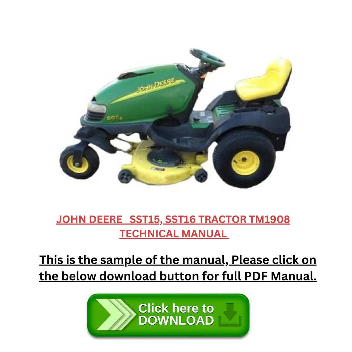 john deere sst15 specs john deere sst15 specs