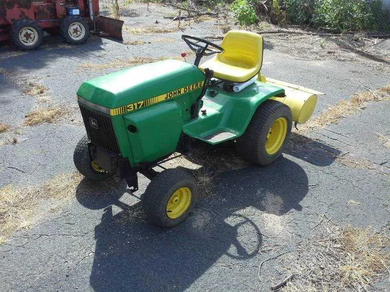 317 john deer lawn tractor spec