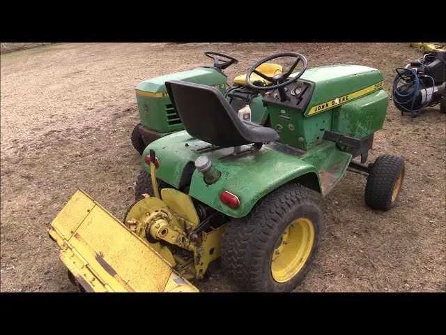 spec for john deere 300 mower