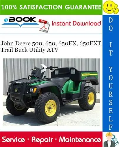 john deere trail buck 500 specs