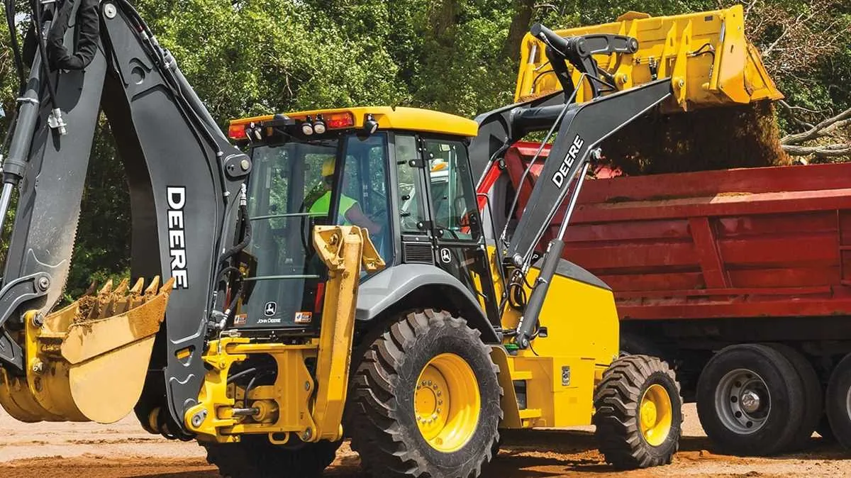 john deere 410 backhoe oil specs
