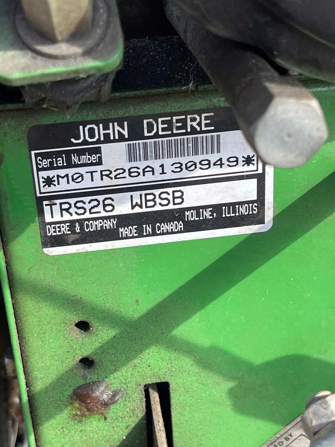 john deere trs 26 specs john deere trs 26 specs