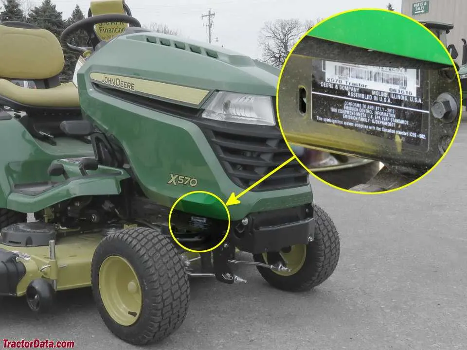 x580 john deere specs