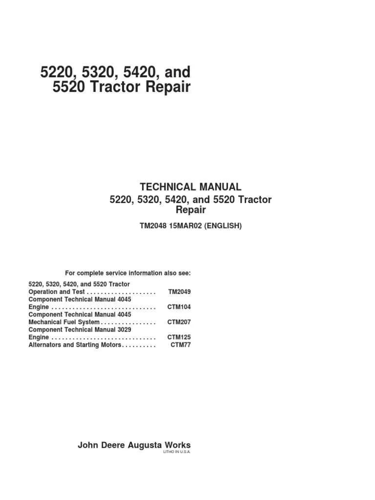 5520 john deere specs