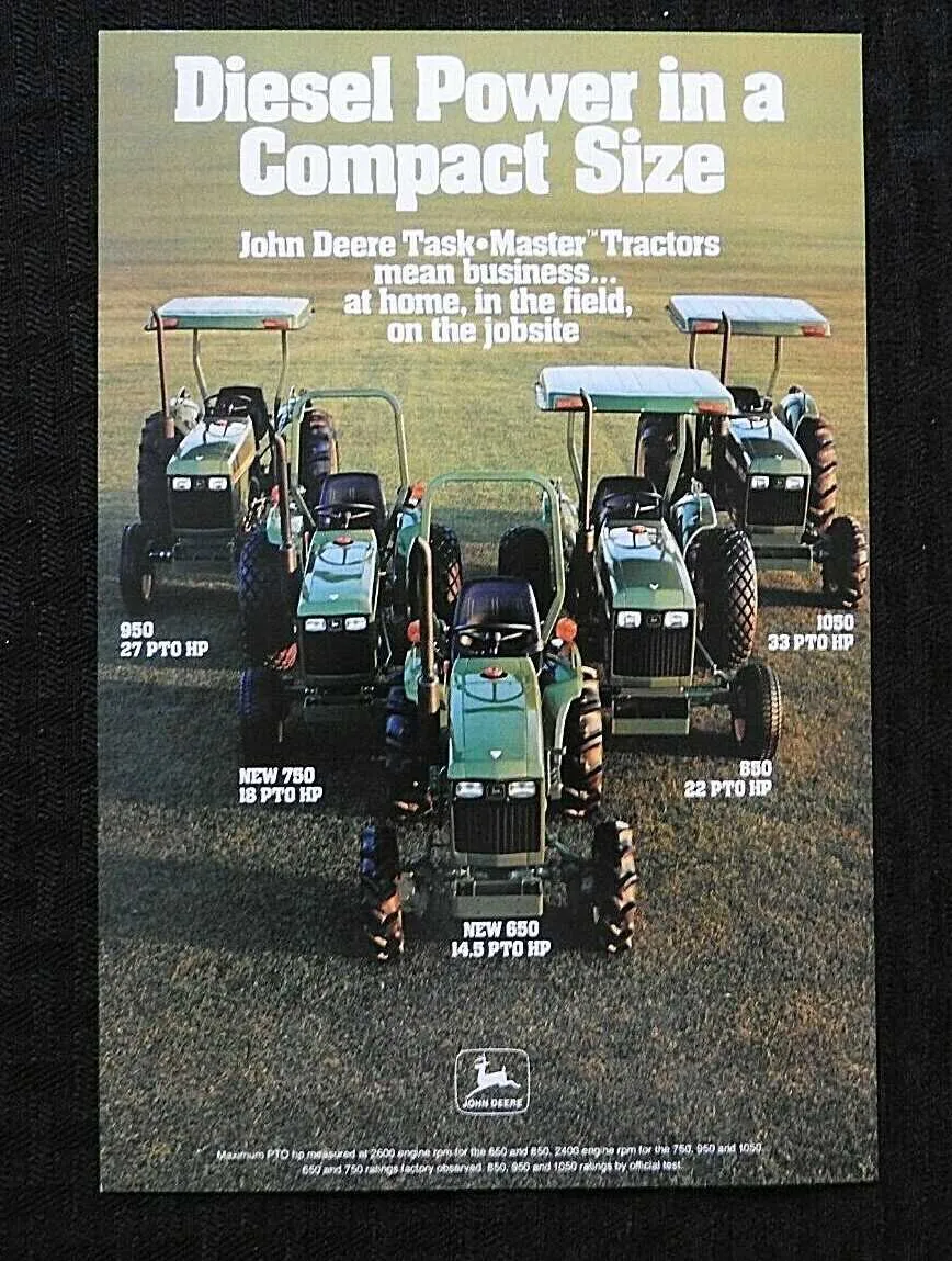 1050 john deere diesel specs