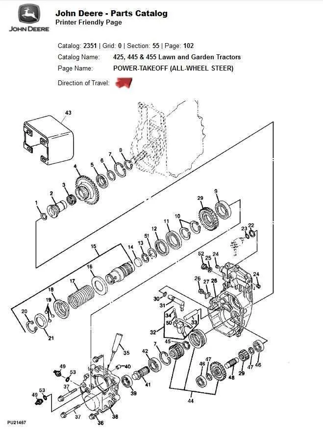 john deere 445 torque specs
