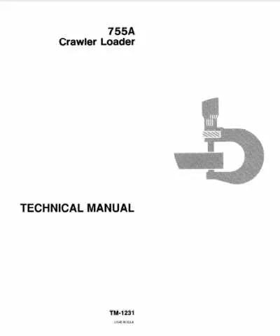 john deere 755a crawler loader specs