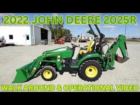 john deere 2025r backhoe specs