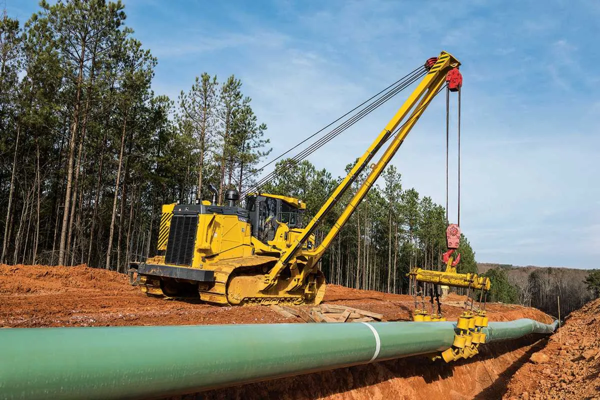 john deere 850 side boom specs